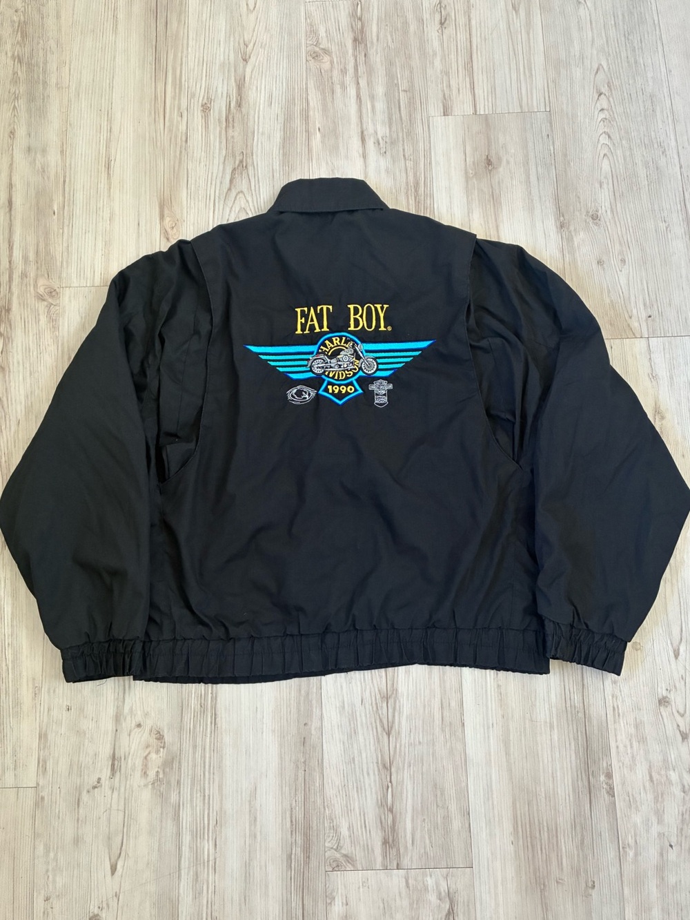 Vintage Canada Sportswear Harley-Davidson 1990 Fat Boy Jacket